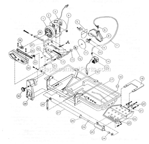 Part Location Diagram of 152403 MK Diamond V-Belt (V AX-25)